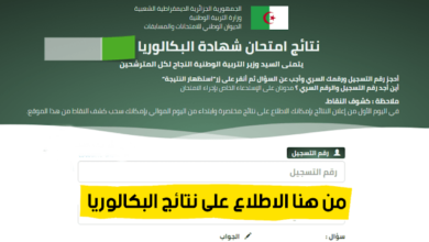موعد نتائج البكالوريا الجزائر 2025 وخطوات الاستعلام عن نتائج الباك برقم الإكتتاب bac.onec.dz